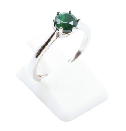 Bague Argent 925 'Rond Sublime' — Malachite