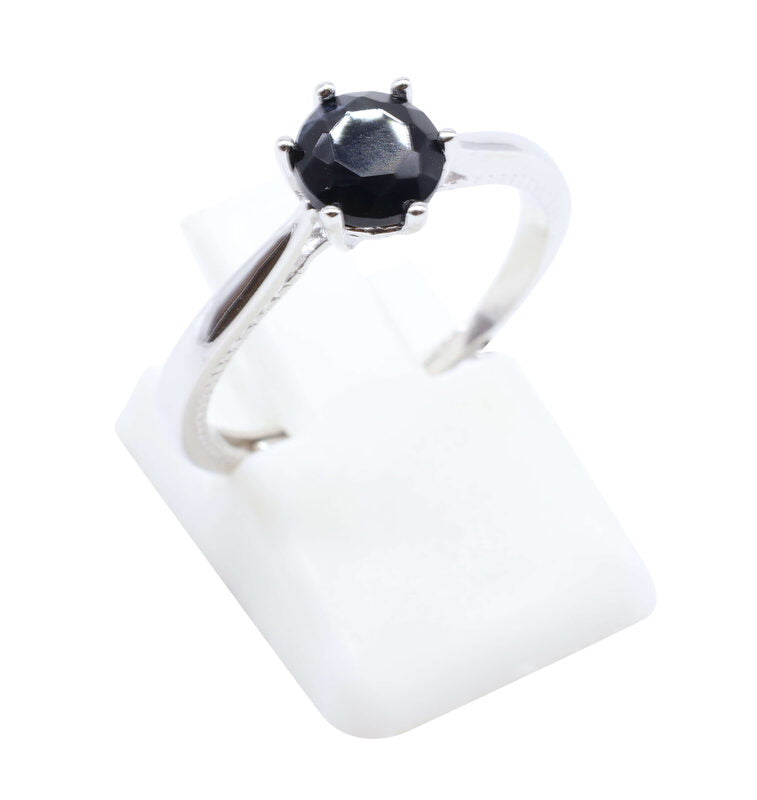 Bague Argent 925 'Rond Sublime' — Onyx