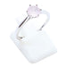 Bague Argent 925 'Rond Sublime' - Quartz Rose