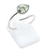 Bague Argent 925 'Serpent Argenté' - Agate Mousse