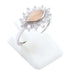 Bague Argent 925 'Oeil Solaire' - Pierre de Soleil