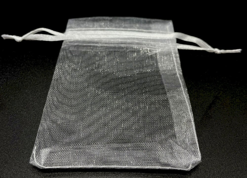 Poches Organza Blanches 9x11.5cm - 100pcs