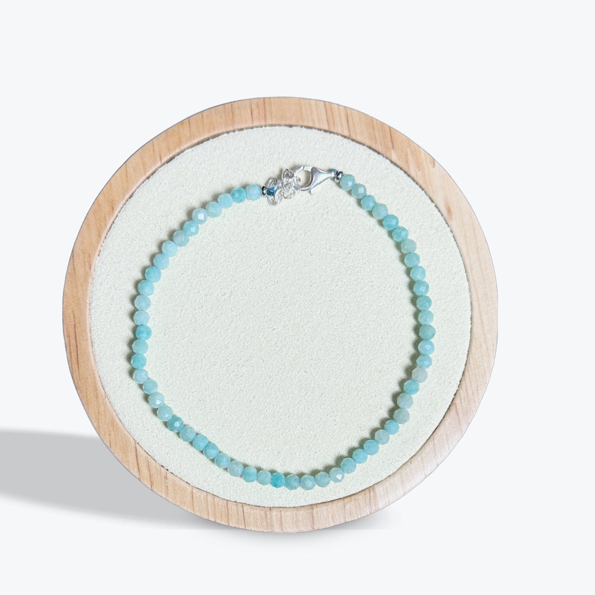 Bracelet Amazonite Facetté - 3mm