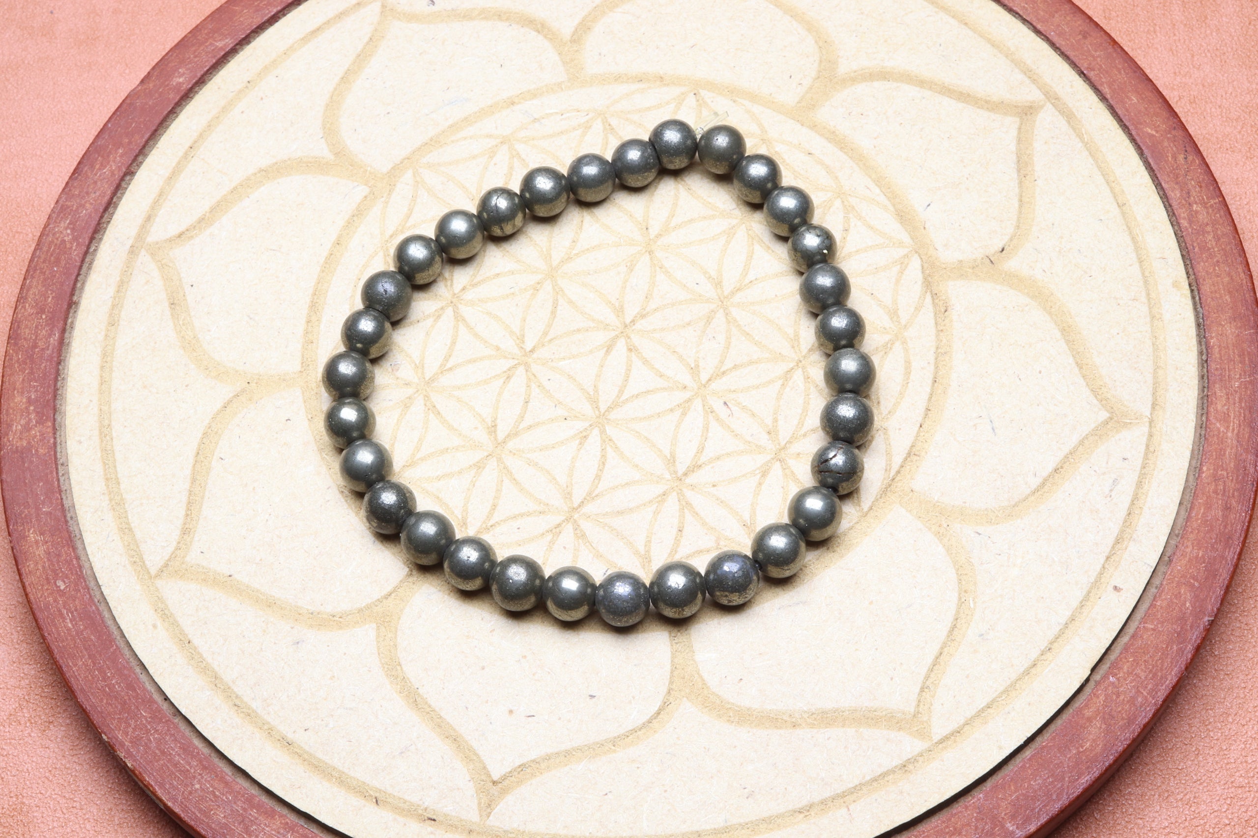 Bracelet en Pyrite - Prospérité et Confiance 6mm