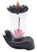 Porte-Encens Backflow Bouteille Lotus 20cm