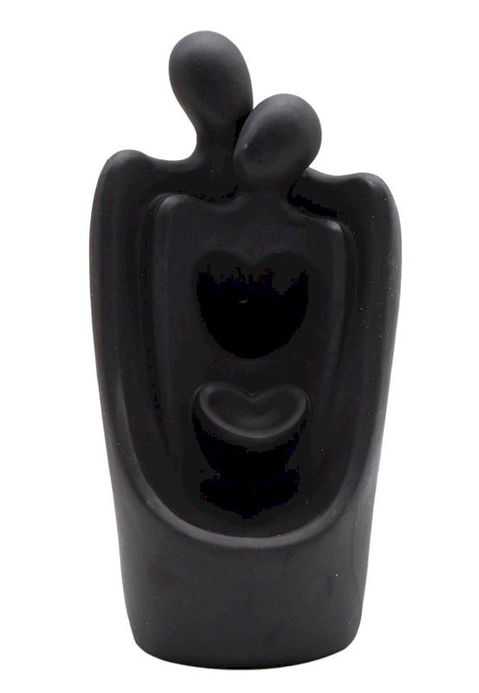 Porte-Encens Backflow Amour Contemporain 17cm