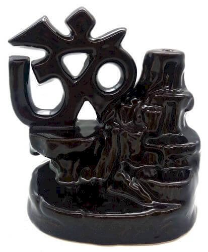 Porte-Encens Backflow Céramique OM 15cm