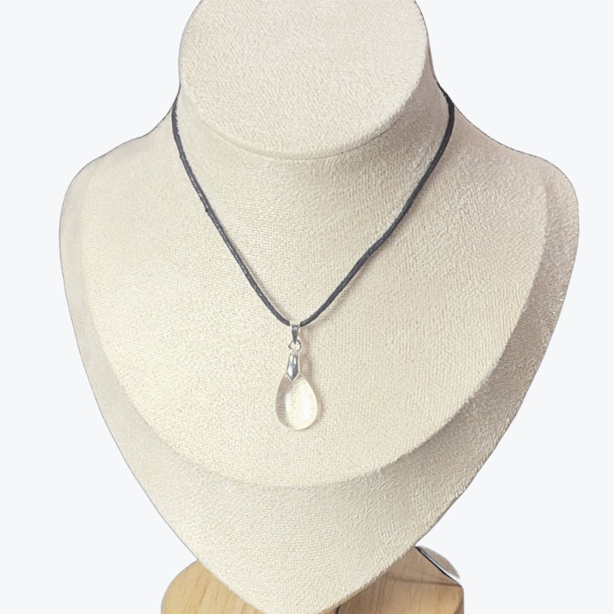 Pendentif Cristal de roche goutte – photo 3