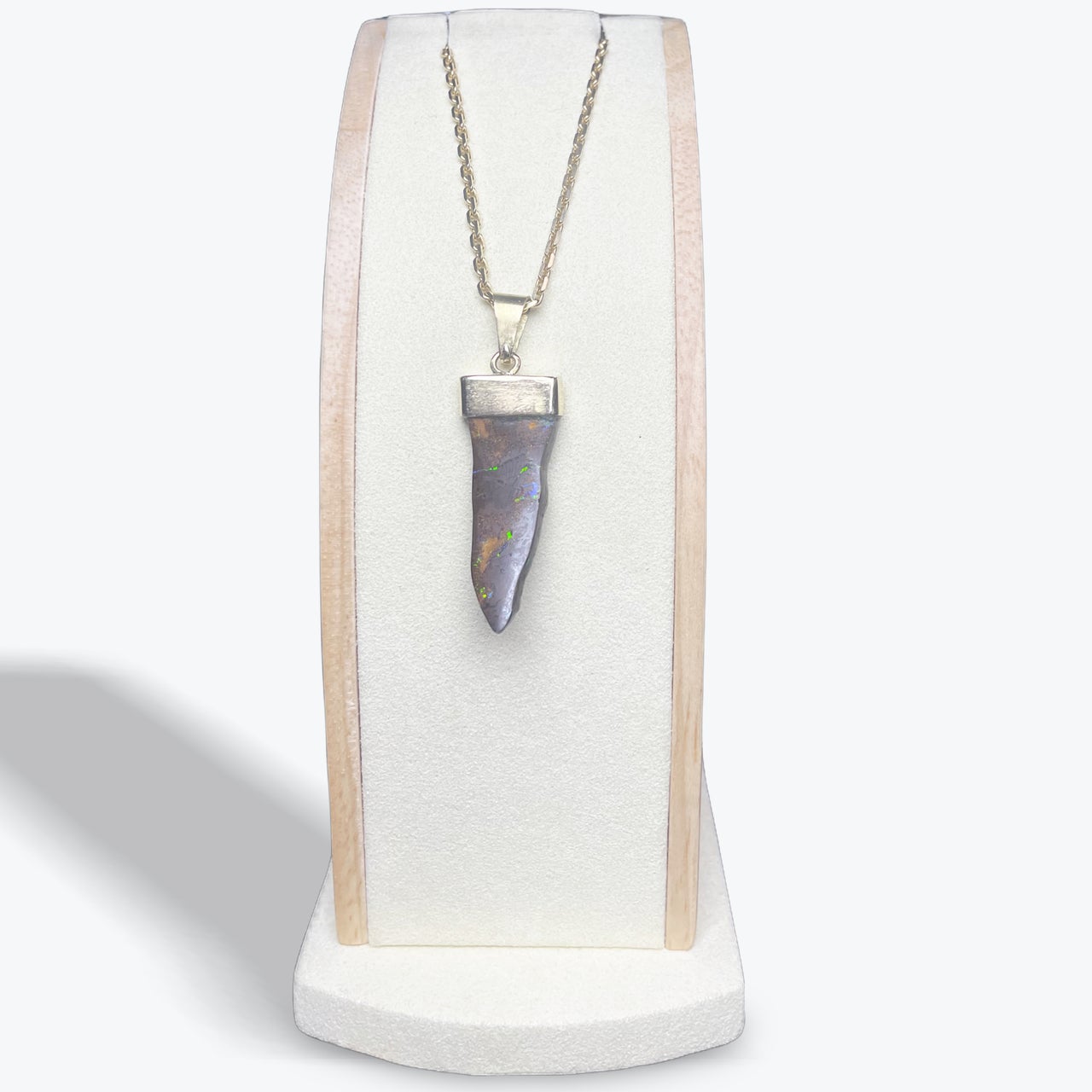 Pendentif Opale Australienne or 18k vue alternative