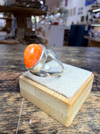 Bague Opale de feu vue alternative