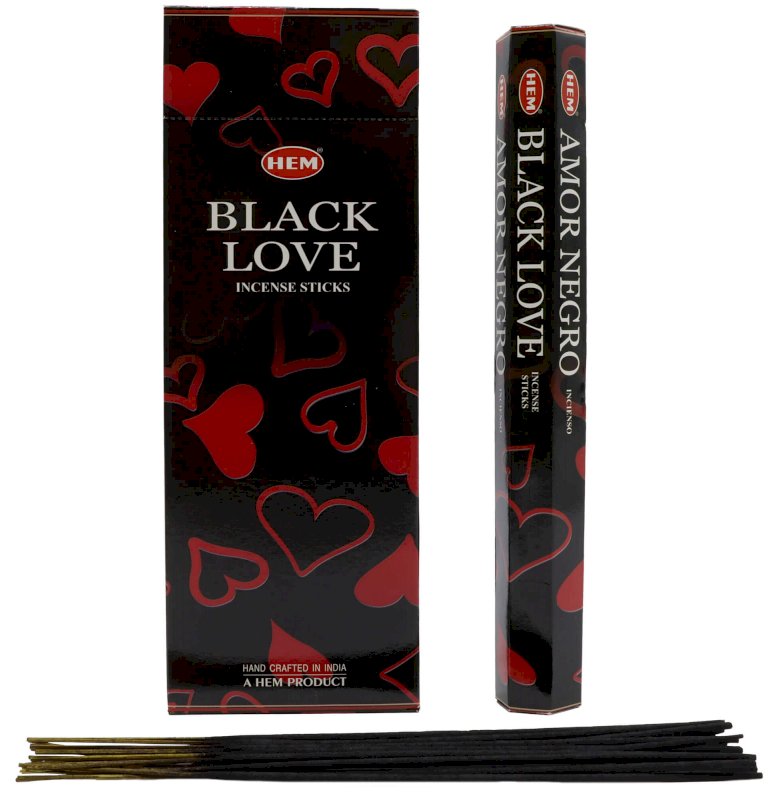 Encens HEM Black Love 6x20g