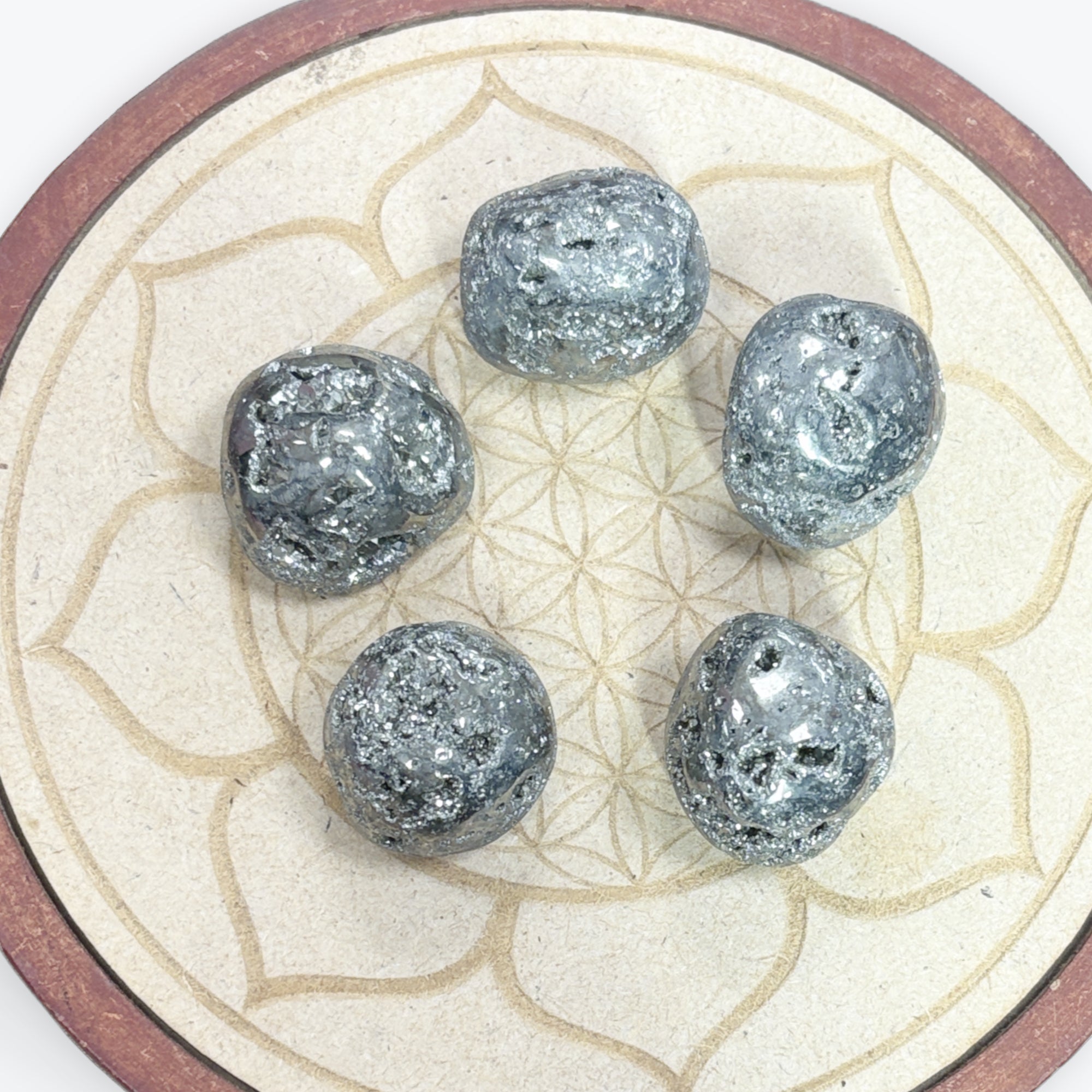 Pyrite roulée - Provenance pérou