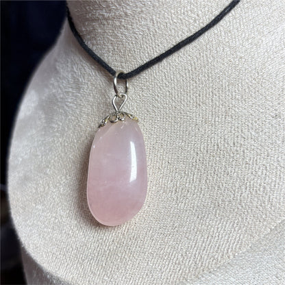 Pendentif Quartz Rose Libre