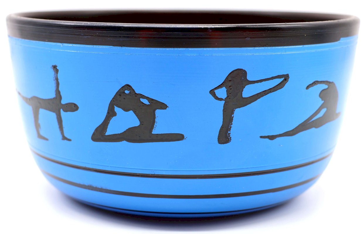 Bol Chantant Tibétain Aluminium Yoga Bleu 850g