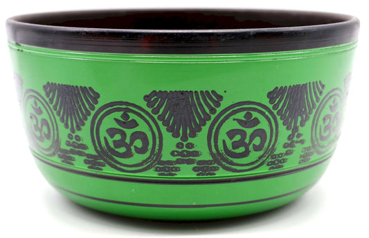 Bol Chantant Tibétain Aluminium OM Vert 850g