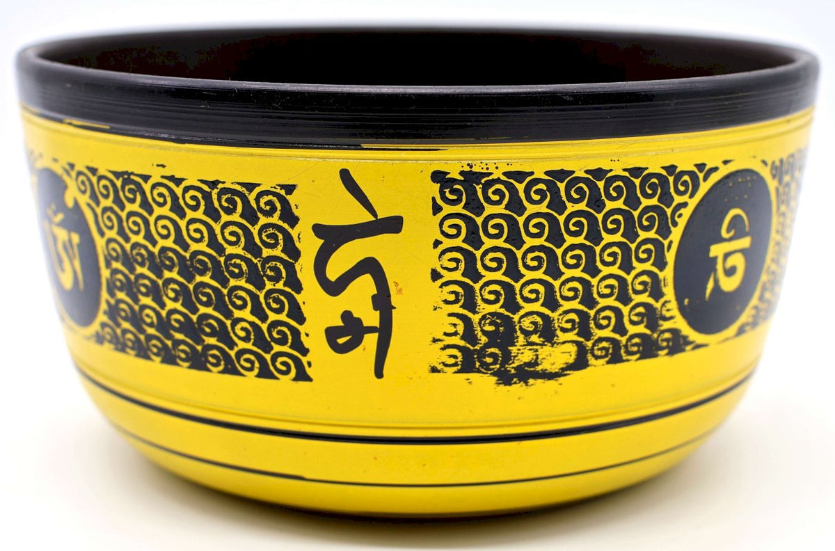 Bol Chantant Tibétain Aluminium Jaune 850g