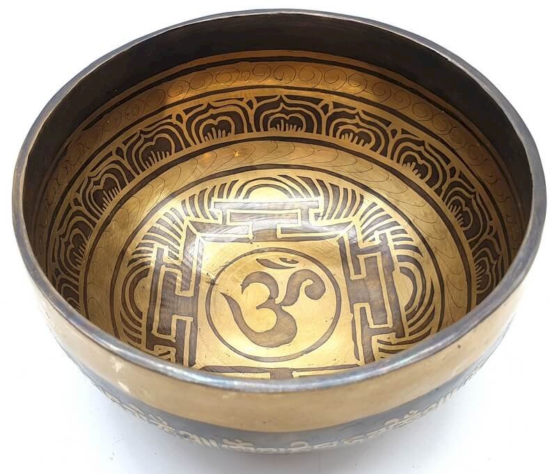 Bol Chantant Tibétain OM Carré 15cm