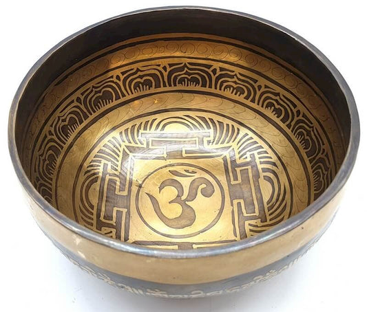 Bol Chantant Tibétain OM Carré 15cm
