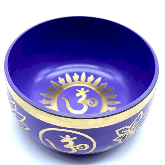 Bol Chantant Aluminium Chakra Couronne 12cm