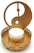 Bougeoir à Réflexion Métal Yin-Yang 11cm