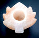 Bougeoir Cristaux de Sel Feuille d'Erable 10cm