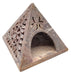 Bougeoir Pierre Pyramide 12cm