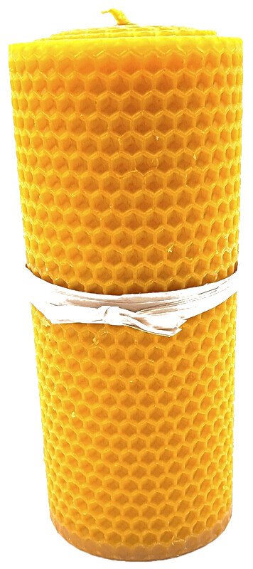 Bougie Cire d'Abeille 15x6 cm