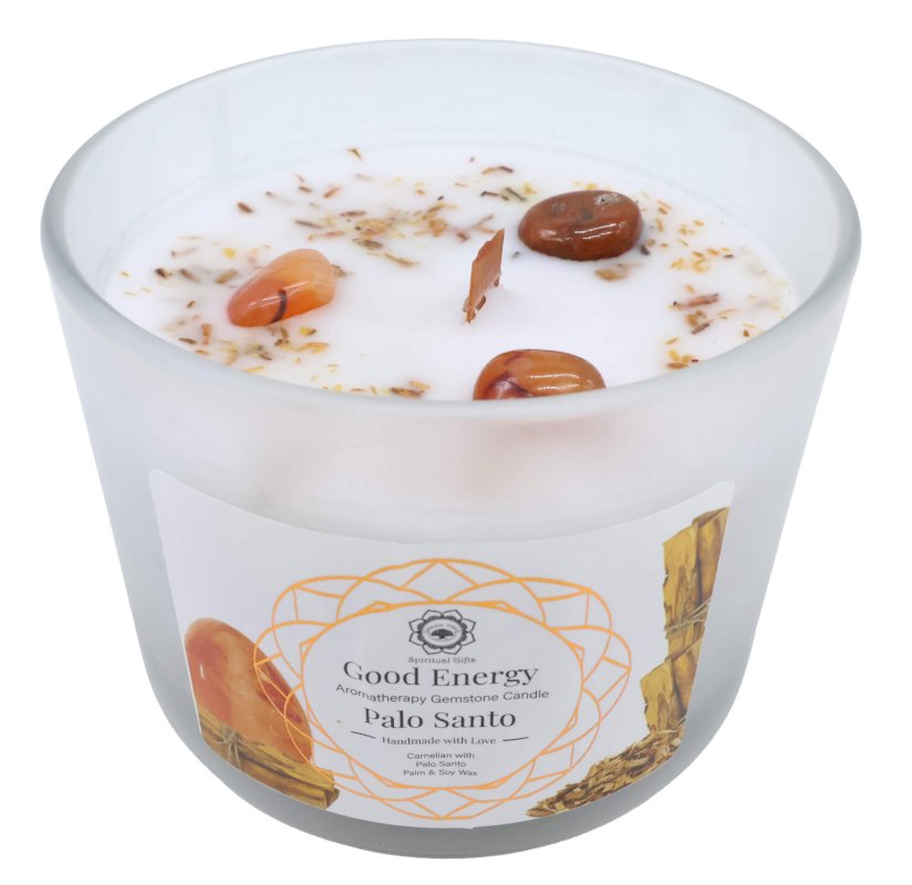 Bougie Green Tree 'Energie Positive' Cornaline + Palo Santo