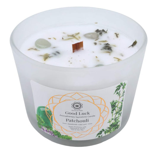 Bougie Green Tree 'Bonne Chance' Aventurine Verte + Patchouli