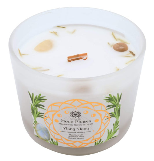 Bougie Green Tree 'Phases de la Lune' Pierre de Lune + Ylang Ylang