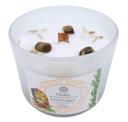 Bougie Green Tree 'Vitalité' Oeil de Tigre + Gingembre doux