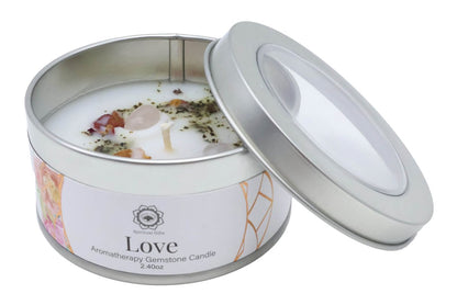 Bougie Green Tree 'Amour' Quartz Rose + Rose