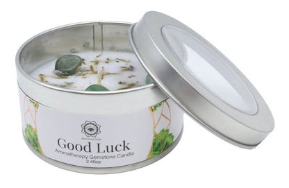 Bougie Green Tree 'Bonne Chance' Aventurine Verte + Patchouli