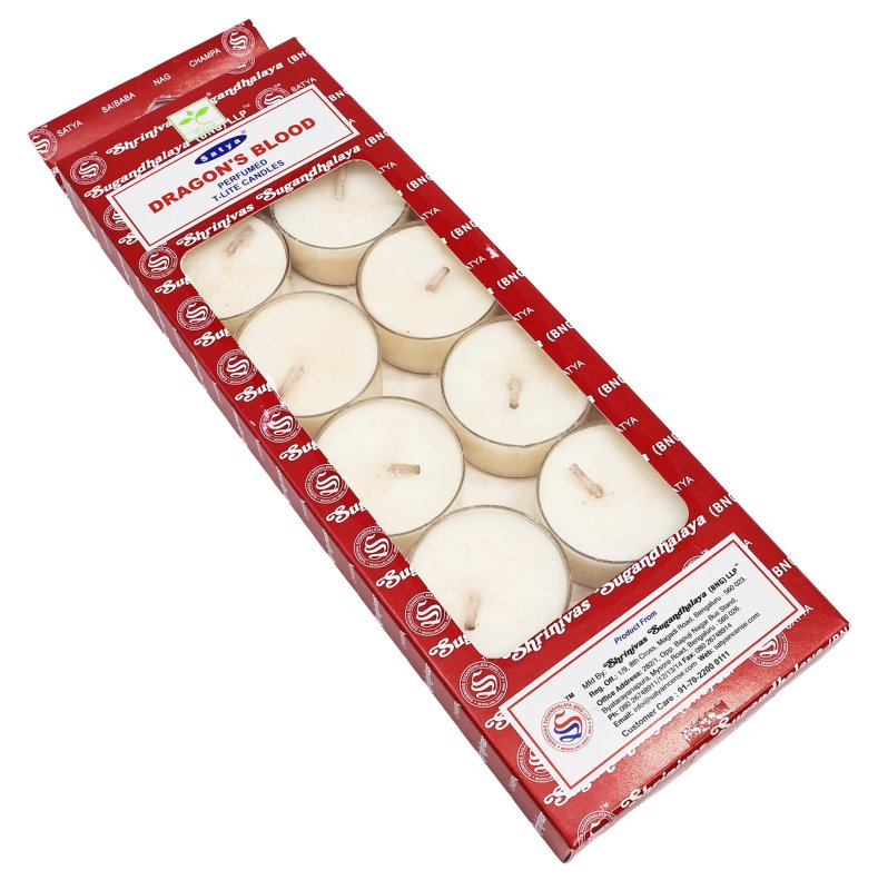 Bougies parfumées Satya Sang de Dragon 12pcs