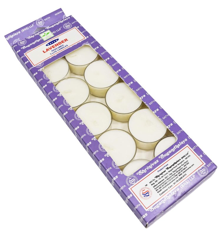 Bougies parfumées Satya Lavande 12pcs