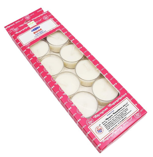 Bougies parfumées Satya Rose 12pcs