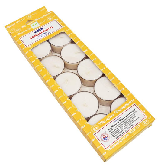 Bougies parfumées Satya Santal 12pcs