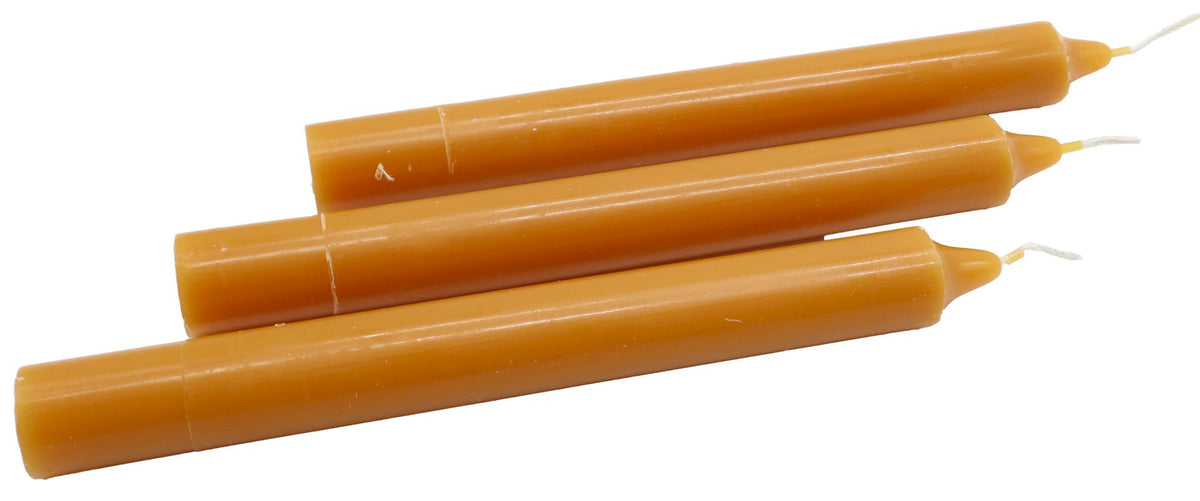 Bougie Teintée dans la Masse 22cm — Lot de 12 — Cire Antique