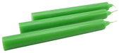 Bougie Teintée Masse 22cm - Vert Pré - 12pcs