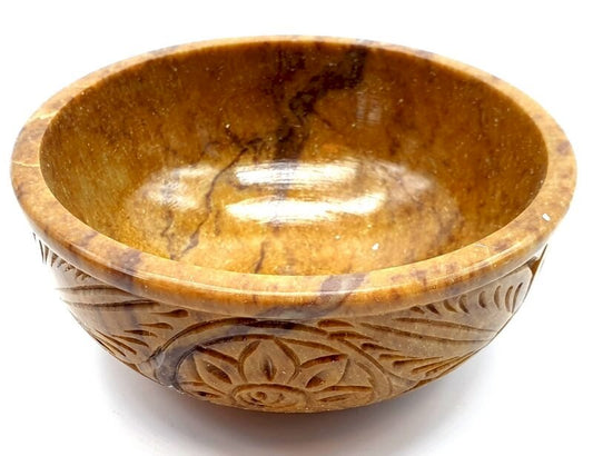 Bol Traditionnel Indien Pierre 13cm