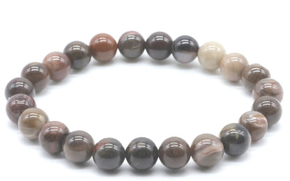 Bracelet Agate Fossile