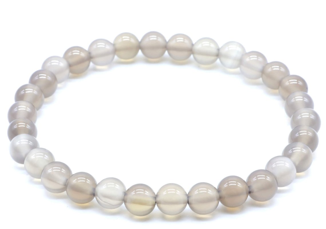 Bracelet Agate Grise
