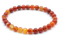 Bracelet Cornaline Rubanée