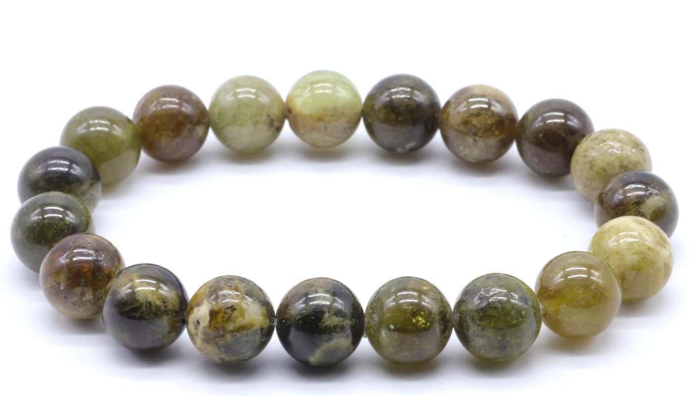 Bracelet Grenat Vert
