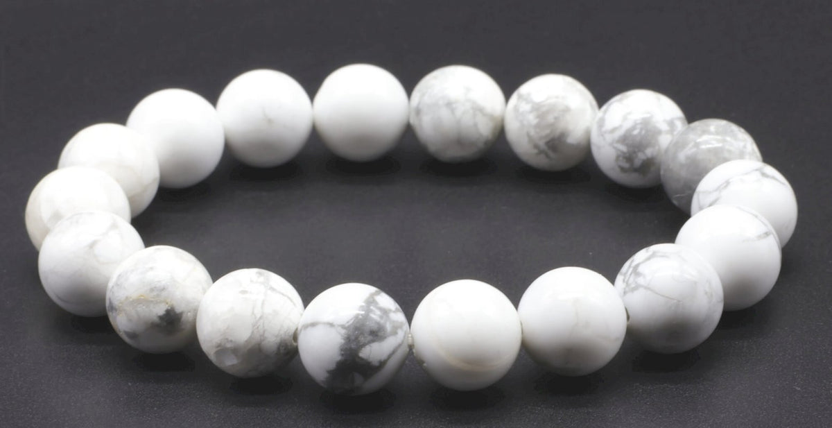 Bracelet Howlite Blanche