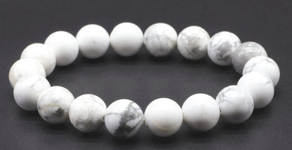 Bracelet Howlite Blanche