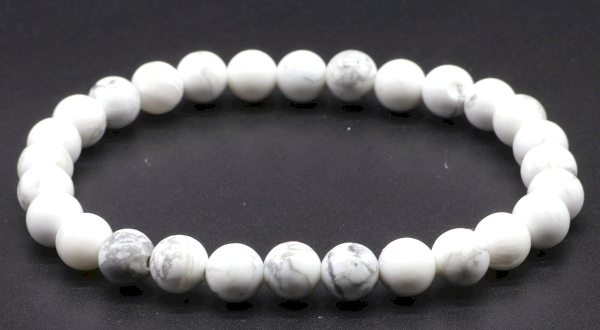 Bracelet Howlite Blanche