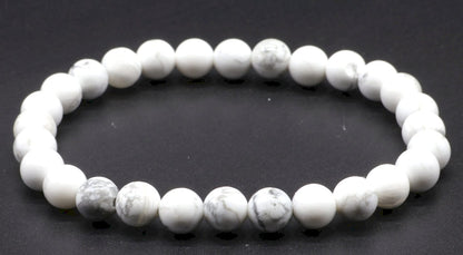 Bracelet Howlite Blanche