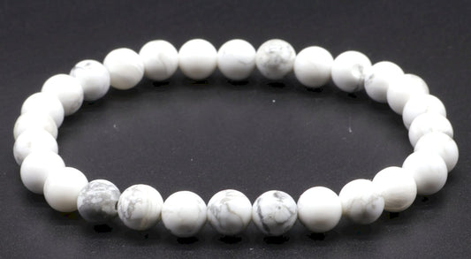 Bracelet Howlite Blanche