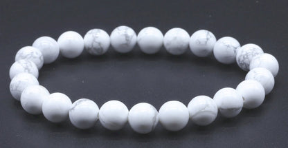 Bracelet Howlite Blanche